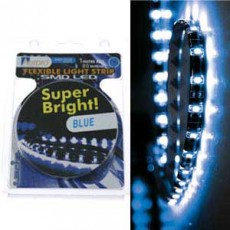 LED FLEXIBLE STRIP 12V 8MM X 1M 60 SUPER BRIGHT BLUE LEDS