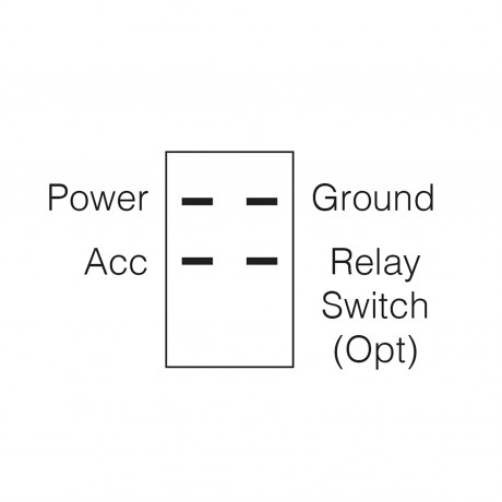 SWITCH ON/OFF ROCKER AMBER LED