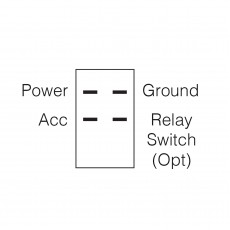 SWITCH ON/OFF ROCKER GREEN LED