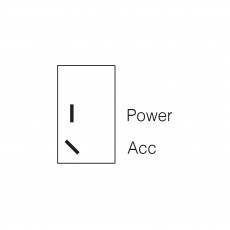 SWITCH ROCKER H/D 25AMP ON/OFF