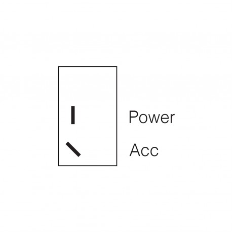 SWITCH ROCKER H/D 25AMP ON/OFF