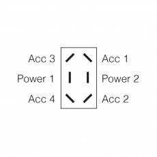 SWITCH ROCKER H/D ON/OFF/MOM