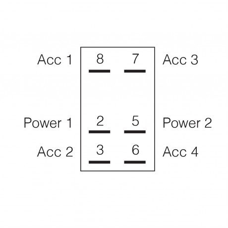 SWITCH SEALED ROCKER ON/OFF/ON DPDT