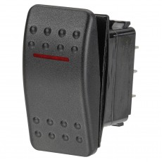 SWITCH SEALED ROCKER OFF/ON RED LED