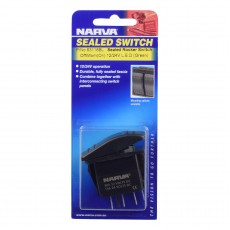 SWITCH SEALED ROCKER OFF/MOM ON GREEN