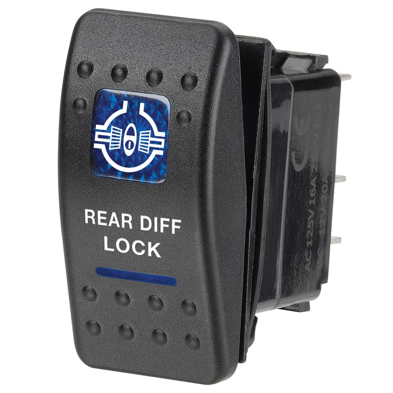 SWITCH ROCKER OFF/ON 12V REAR DIFF LOCK