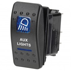 SWITCH ROCKER OFF/ON 12V AUX LIGHTS