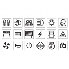 SWITCH BLACK 4WD STICKER SET