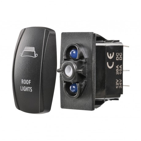 SWITCH BASE OFF/ON BLUE LED