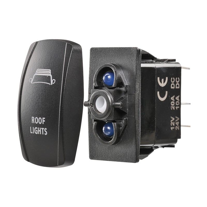 SWITCH BASE OFF/ON BLUE LED