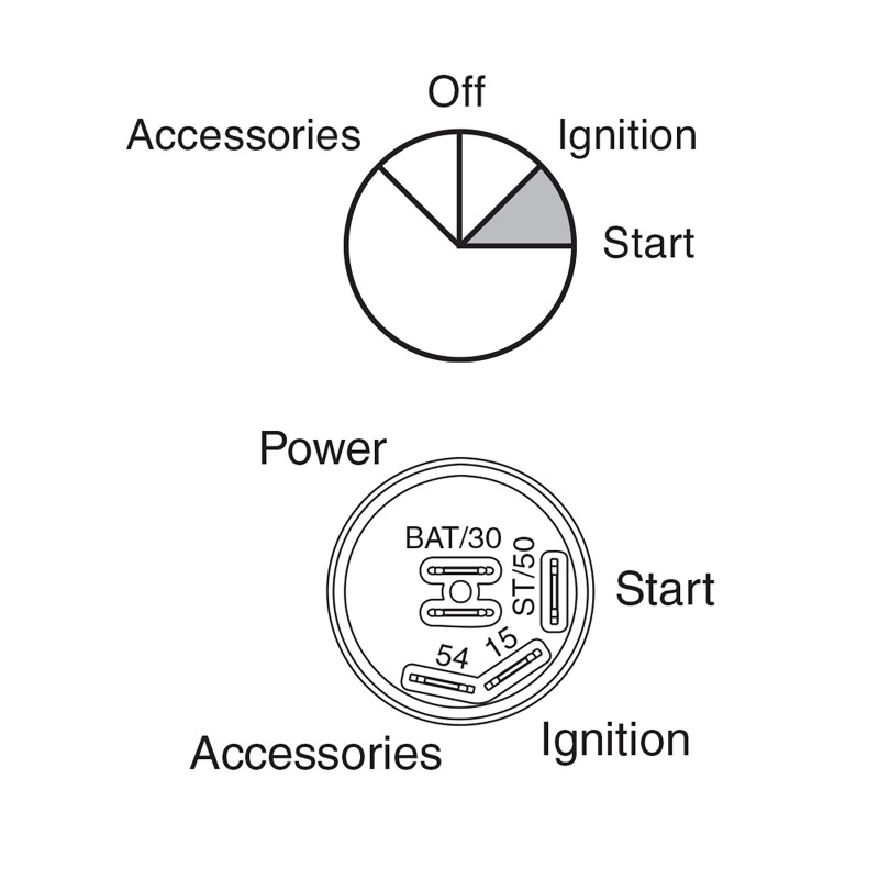 SWITCH IGNITION 4 POSITION