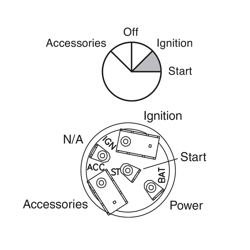 SWITCH IGNITION 4 POSITION INT