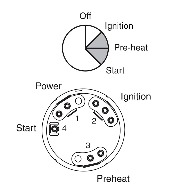 SWITCH IGN 4 POSITION MF