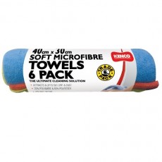 SOFT MICROFIBRE TOWELS 6 PACK