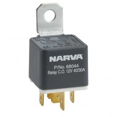 RELAY 12V 5 PIN 40/30A DIODE