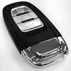 AUDI 3 BUTTON REMOTE SHELL REPLACEMENT WITHOUT KEY