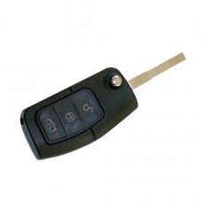 FORD VARIOUS MODELS 3 BUTTON COMPLETE REMOTE & FLIP KEY