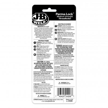 PERMA-LOCK BLUE THREADLOCKER 6ML