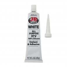 WHITE ALL PURPOSE RTV SILICONE SEALANT AND ADHESIVE 85G TUBE