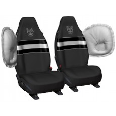 WARRIORS SEAT COVER UNIVERSAL SIZE 60 HIGH BACK BUCKET PAIR