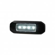 9-33V MDL68 COURTESY LAMP BLUE/WHITE BEZEL BLACK