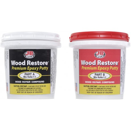 WOOD RESTORE PREMIUM EPOXY PUTTY WOOD REPAIR COMPOUND 946ML