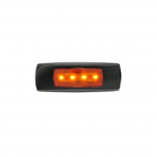 9-33V MDL68 LED FRONT MARKER AMBER 0.5M BLACK