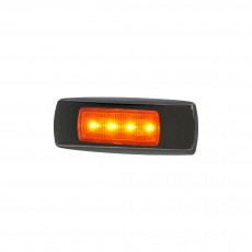 9-33V MDL68 LED FRONT MARKER AMBER 0.5M BLACK