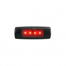 9-33V MDL68 LED REAR END OUTLINE MARKER RED 0.5M BLACK