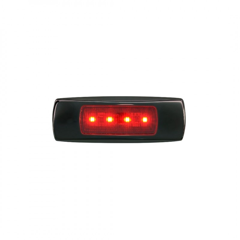 9-33V MDL68 LED REAR END OUTLINE MARKER RED 0.5M BLACK