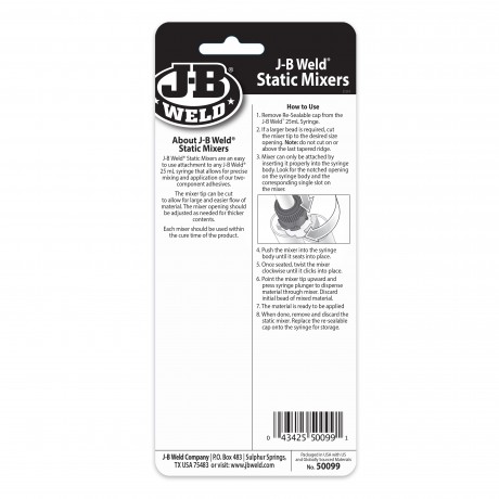 STATIC MIXERS 2 PACK