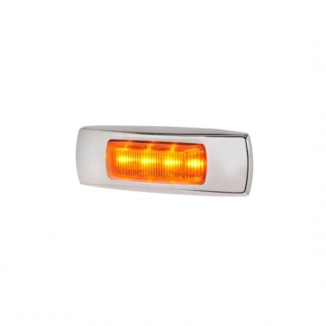 9-33V MDL68 LED SIDE DIRECTIONAL INDICATOR AMBER 0.5M CHROME