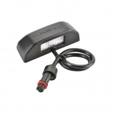 9-33V MDL68 LED LICENCE PLATE LAMP BLACK HOUSING 0.5M