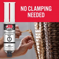 MINUTEWELD CLEAR INSTANT SETTING EPOXY SYRINGE 25ML