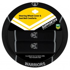 WARRIORS STEERING WHEEL COVER SET