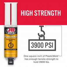 PLASTICWELD QUICK SETTING EPOXY SYRINGE 25ML