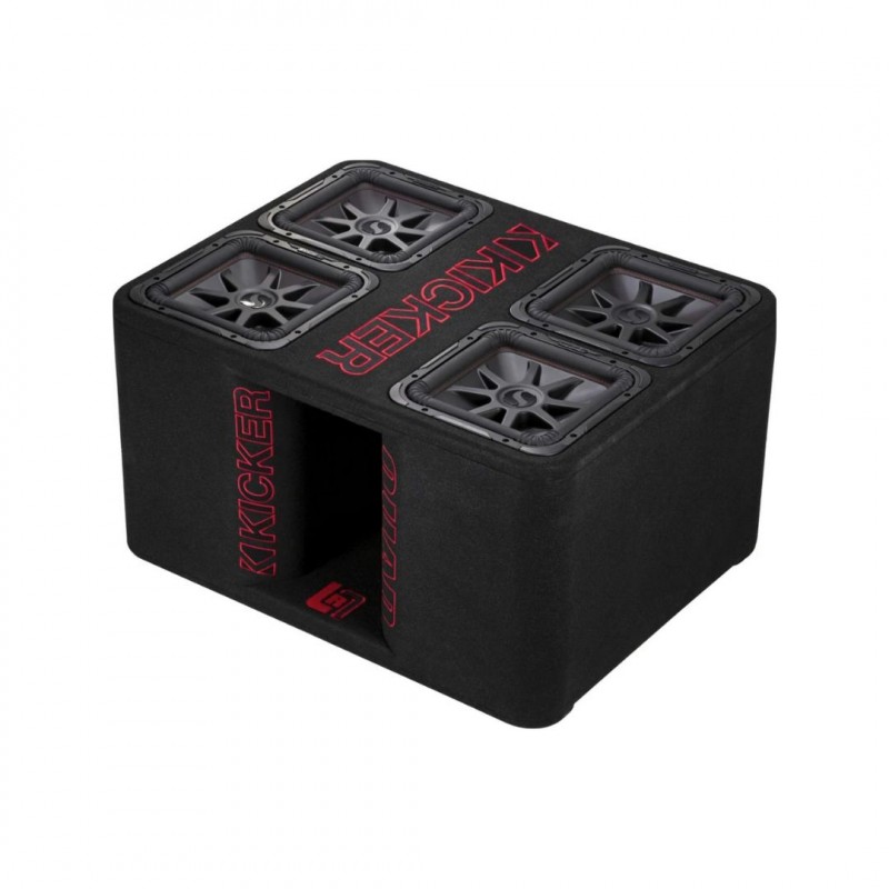 QUAD 12IN L7R 2 OHM LOADED ENCLOSURE