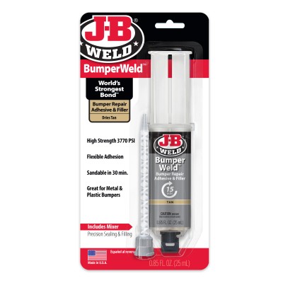 BUMPER WELD TAN REPAIR ADHESIVE & FILLER 25ML