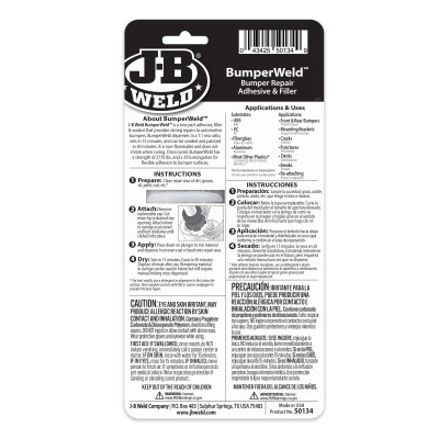 BUMPER WELD TAN REPAIR ADHESIVE & FILLER 25ML