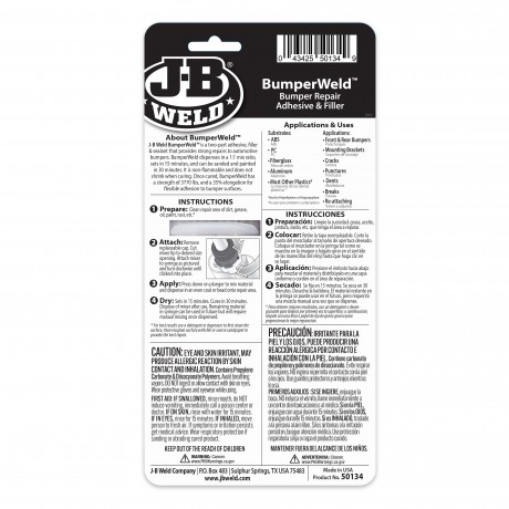 BUMPER WELD TAN REPAIR ADHESIVE & FILLER 25ML