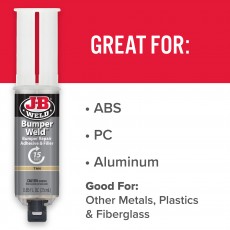 BUMPER WELD TAN REPAIR ADHESIVE & FILLER 25ML