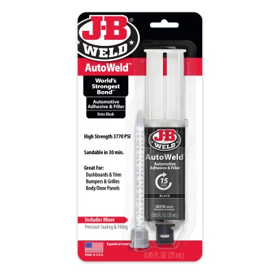 AUTOWELD BLACK AUTOMOTIVE ADHESIVE & FILLER 25ML
