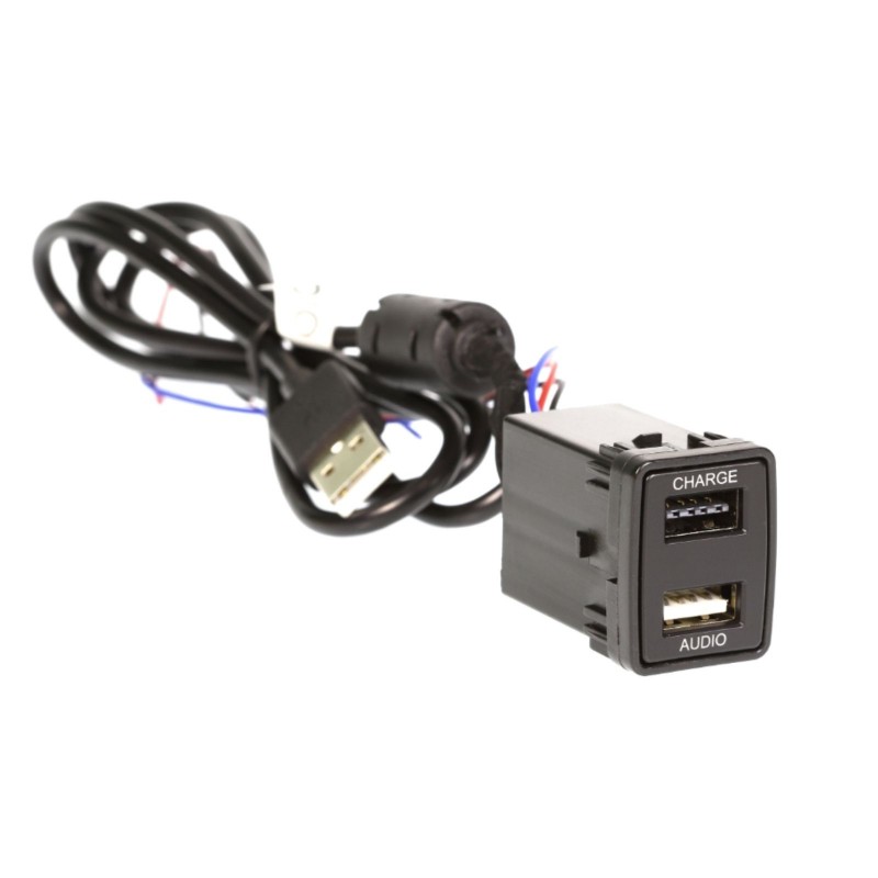DUAL USB CHARGE & SYNC TO SUIT NISSAN 24MM X 31MM