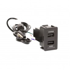 DUAL USB CHARGE & SYNC TO SUIT SUZUKI 26MM X 41MM