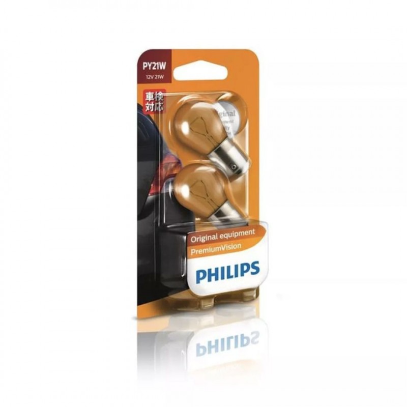 PHILIPS PY21W NA 12V BLISTER TWIN 12496NAB2