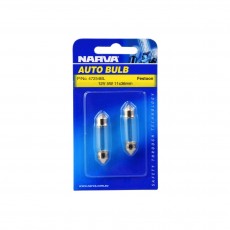 FESTOON GLOBE 12V 5W 11X36MM F2PK