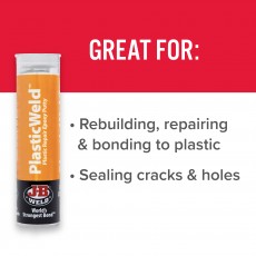 PLASTICWELD PLASTIC REPAIR EPOXY PUTTY STICK 57G