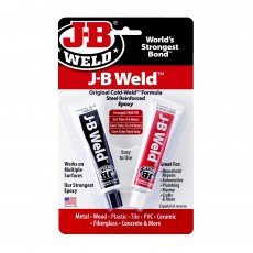 COLD WELD STEEL REINFORCED EPOXY TWIN 28.4G TUBES