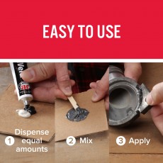 KWIKWELD STEEL REINFORCED EPOXY TWIN 28.4G TUBES