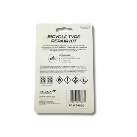 BICYCLE REPAIR KIT 12 PIECES